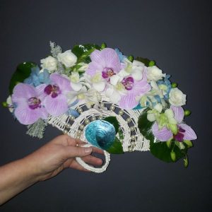 Ramo de novia de abanico